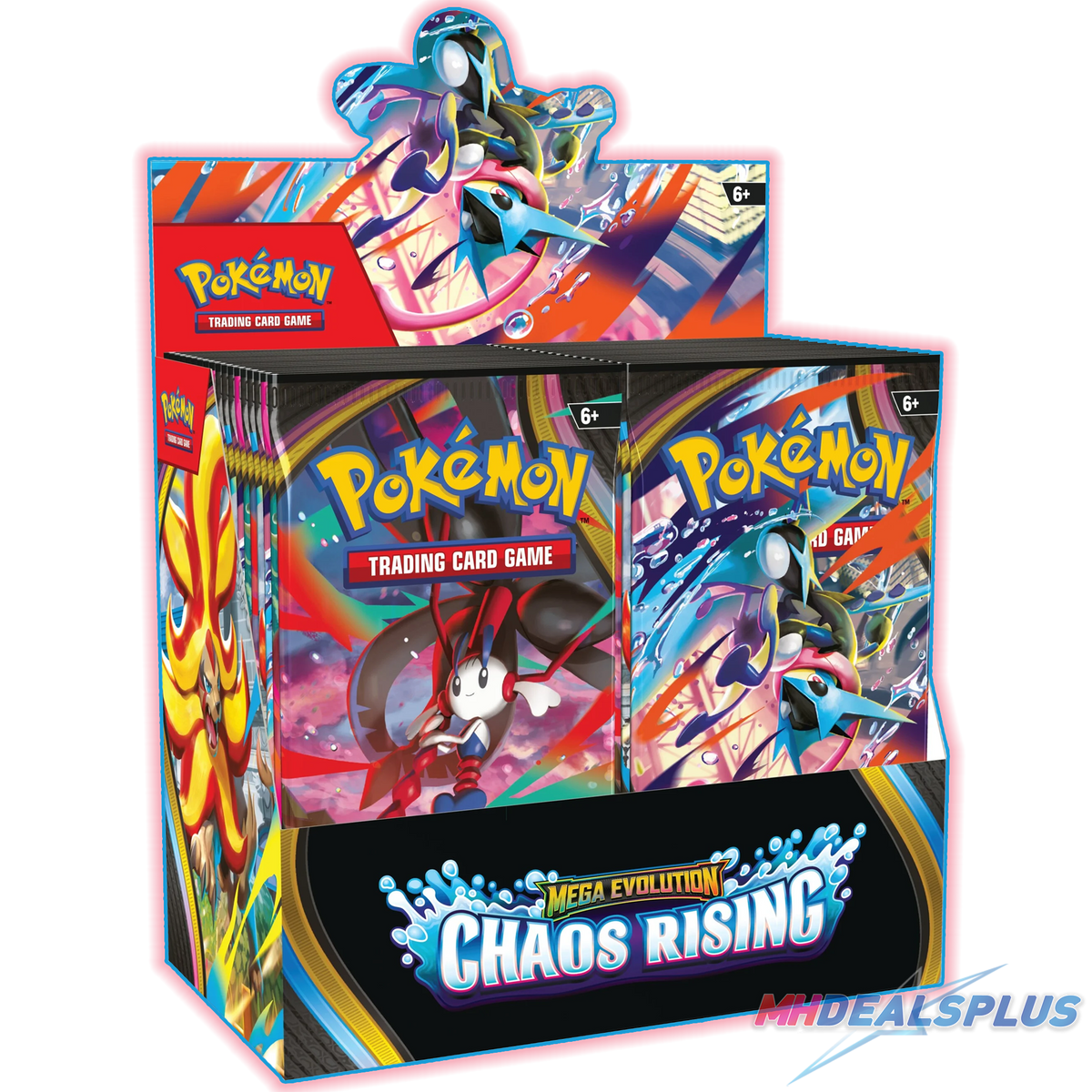 Pokemon Chaos Rising Booster Box Sealed Case