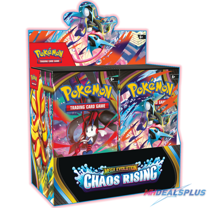Pokemon Chaos Rising Booster Box Sealed Case