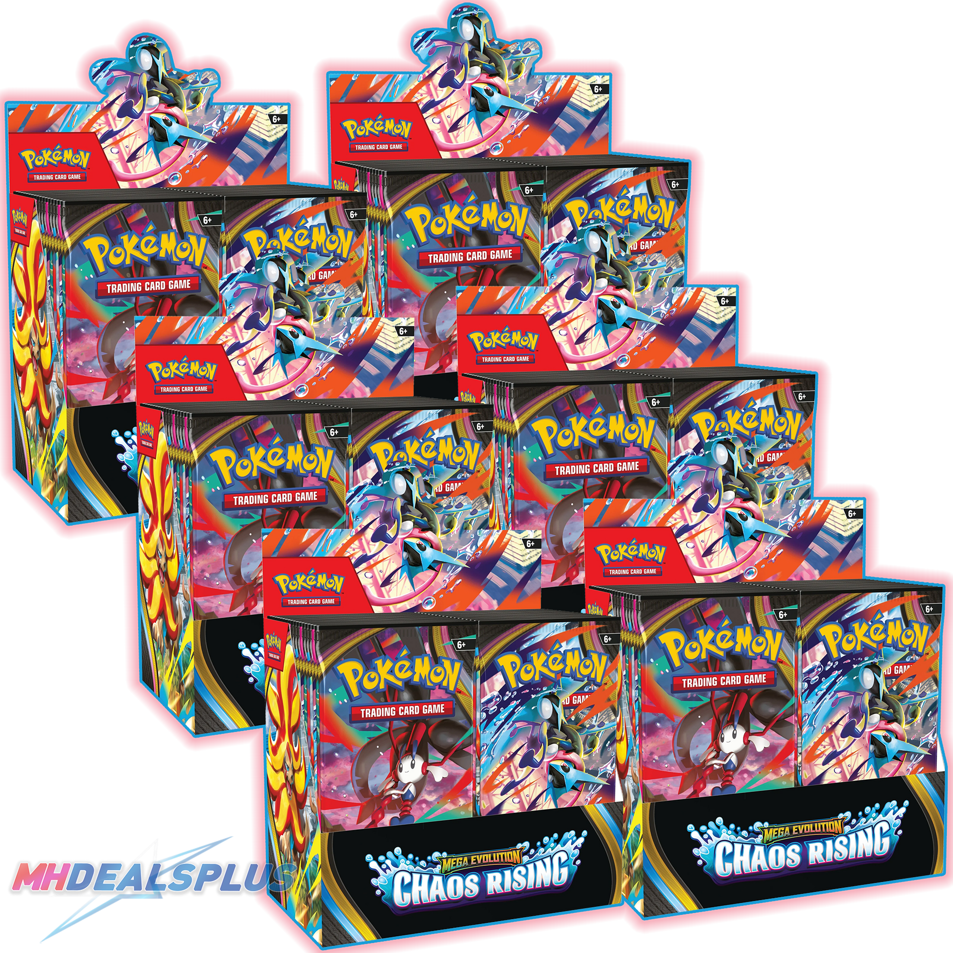 Pokemon Chaos Rising Booster Box Sealed Case