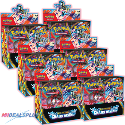 Pokemon Chaos Rising Booster Box Sealed Case