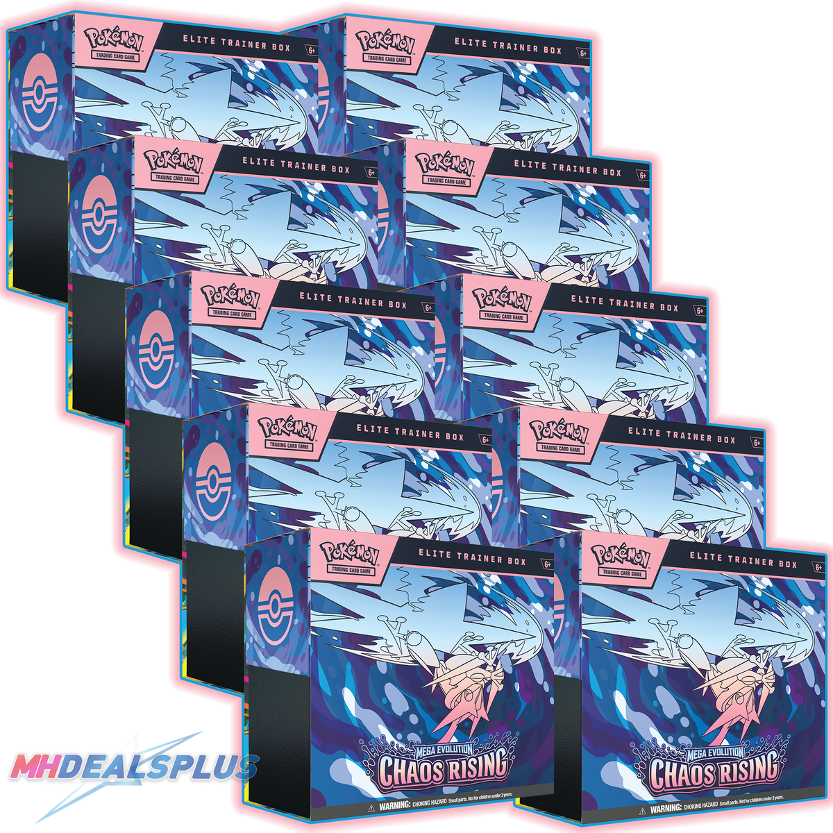 Pokemon Chaos Rising Elite Trainer Box Sealed Case