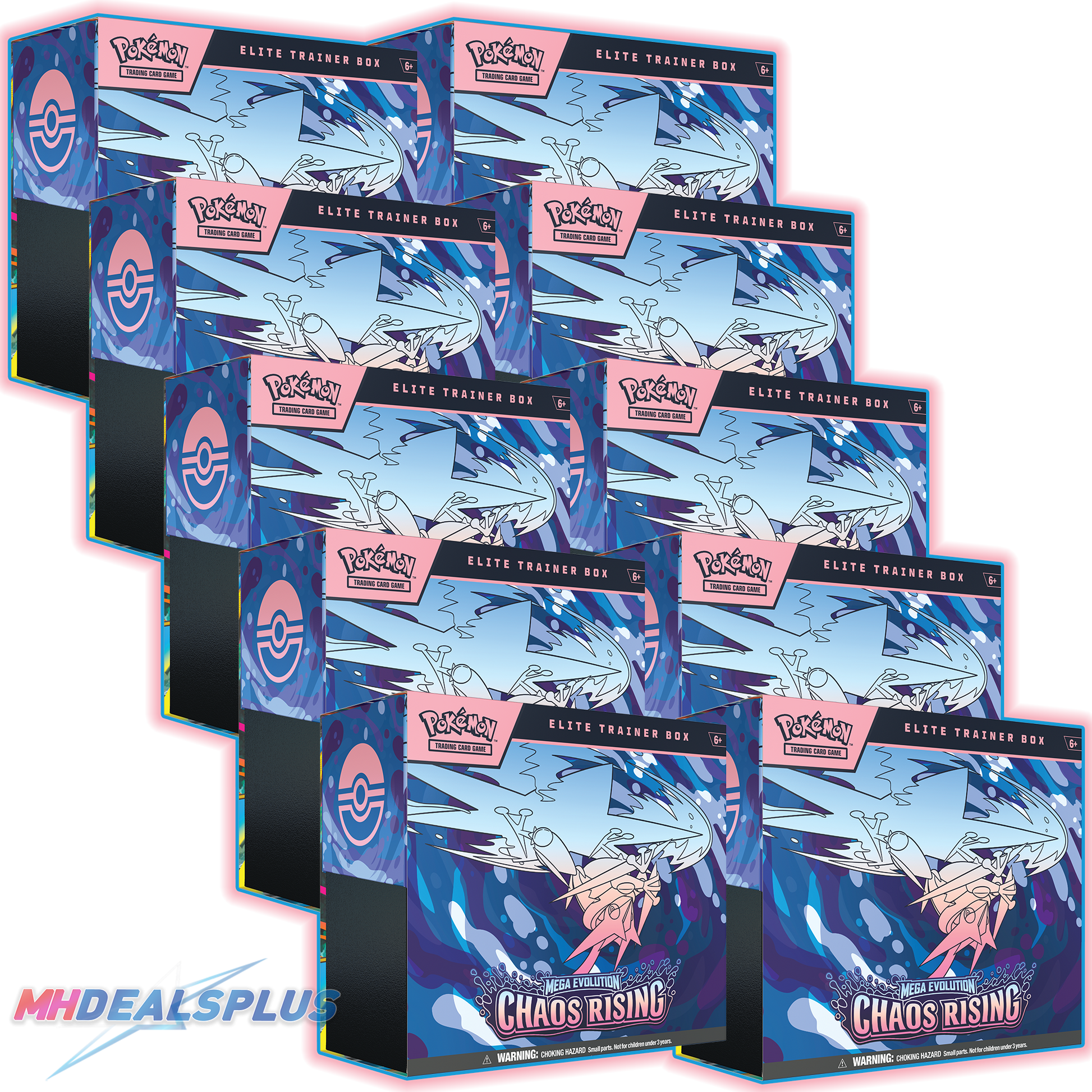 Pokemon Chaos Rising Elite Trainer Box Sealed Case