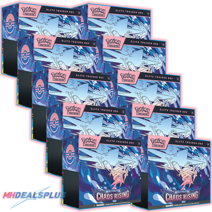 Pokemon Chaos Rising Elite Trainer Box Sealed Case