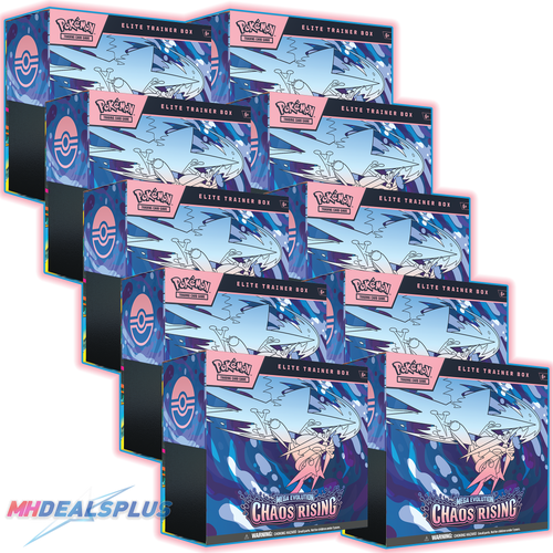 Pokemon Chaos Rising Elite Trainer Box Sealed Case