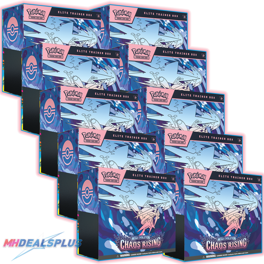 Pokemon Chaos Rising Elite Trainer Box Sealed Case