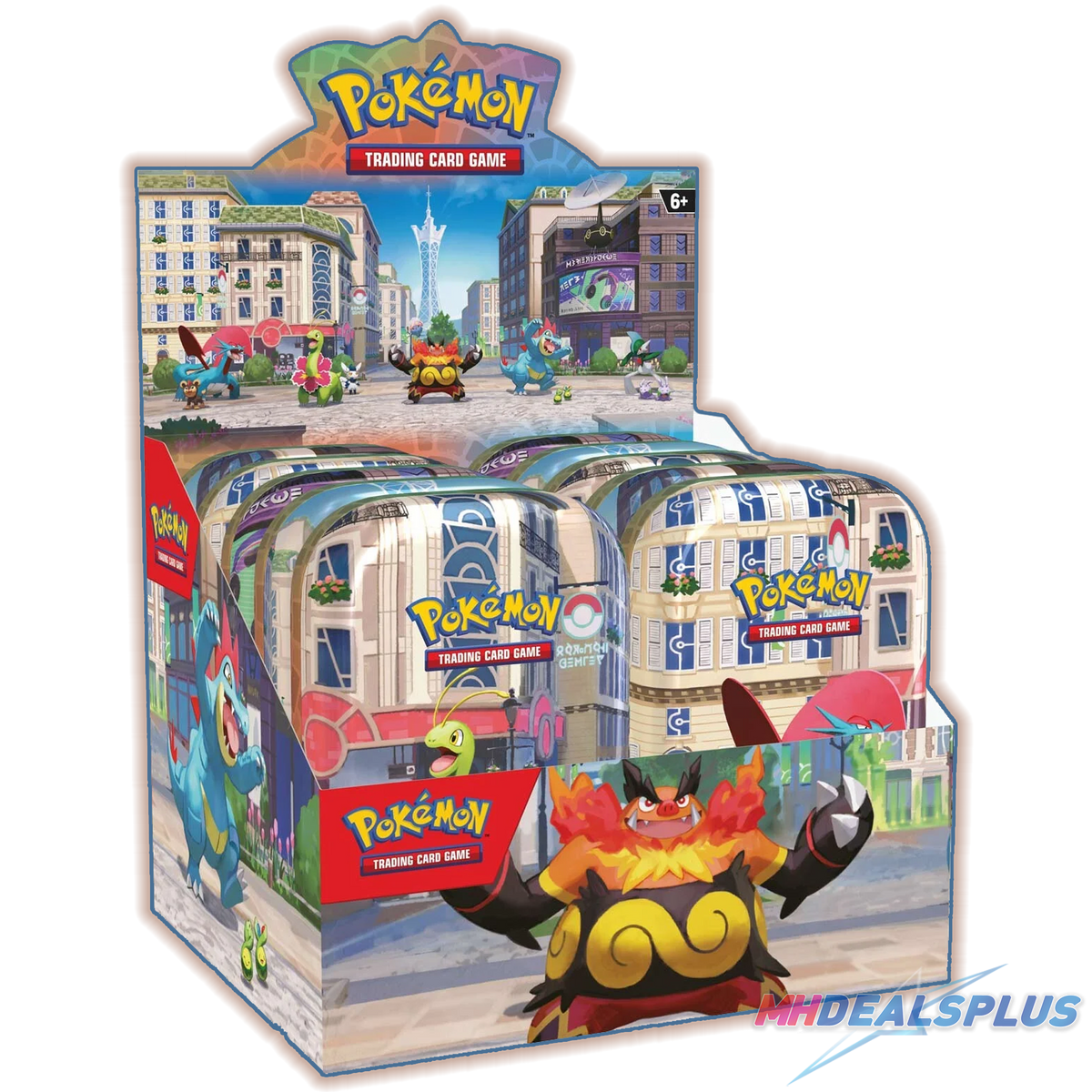 Pokemon Lumiose City Mini Tin Collection Display