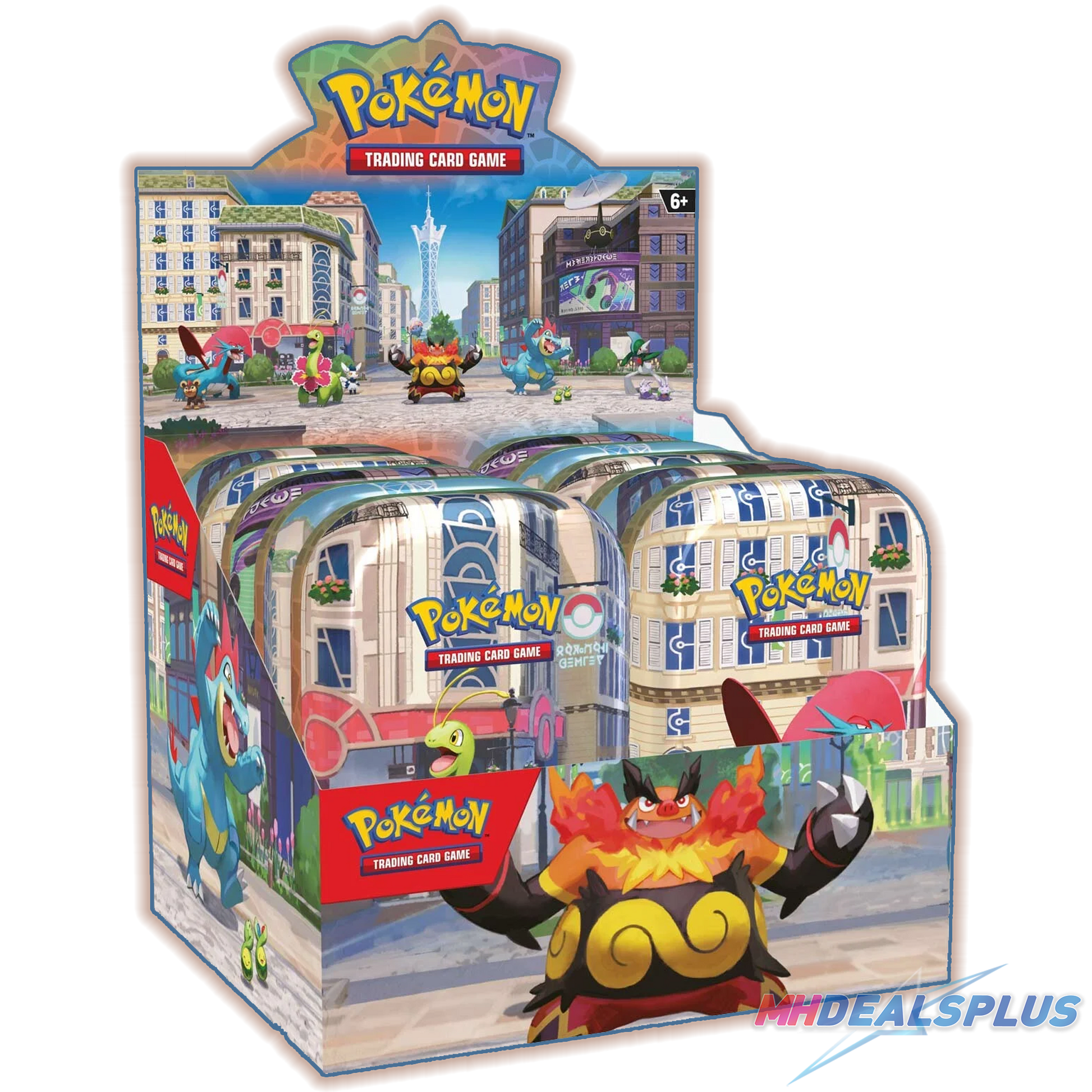 Pokemon Lumiose City Mini Tin Collection Display