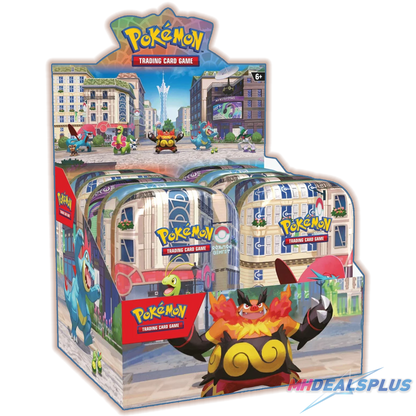 Pokemon Lumiose City Mini Tin Collection Display