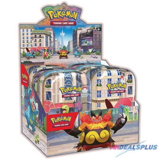 Pokemon Lumiose City Mini Tin Collection Display