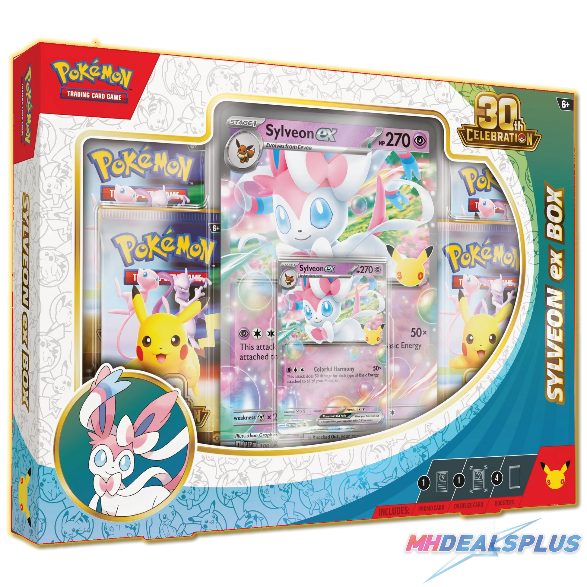 (Pre-Order) Pokemon 30th Celebration ex Box Set of 2 (Greninja ex/Sylveon ex)