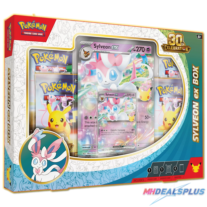 (Pre-Order) Pokemon 30th Celebration ex Box Set of 2 (Greninja ex/Sylveon ex)