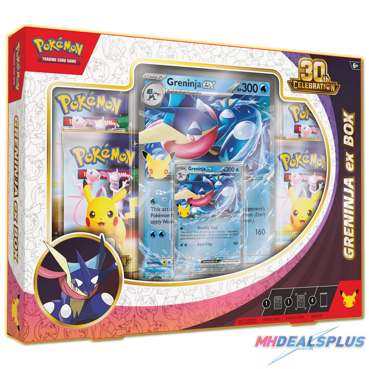 (Pre-Order) Pokemon 30th Celebration ex Box Set of 2 (Greninja ex/Sylveon ex)