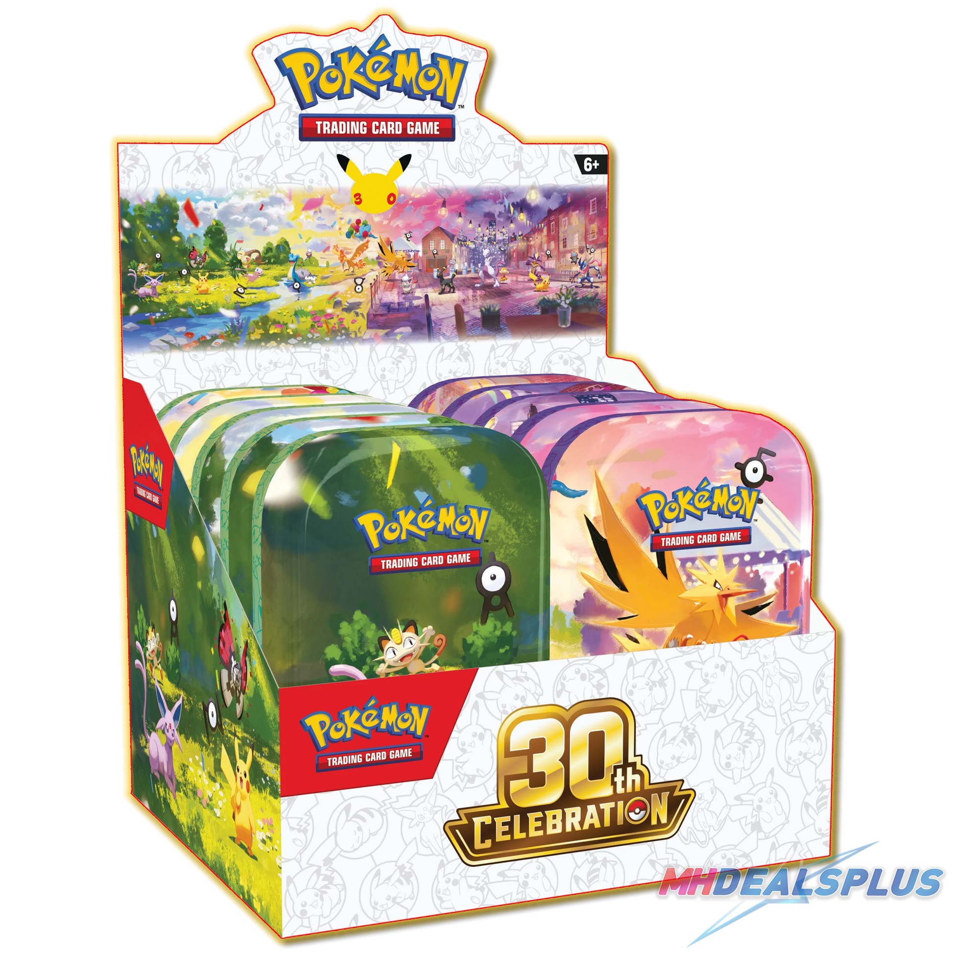 (Pre-Order) Pokemon 30th Celebration Mini Tin Display