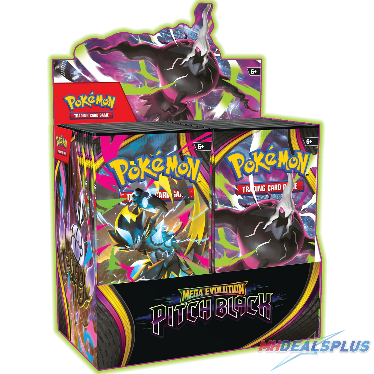 Pokemon Pitch Black Booster Box Sealed Case