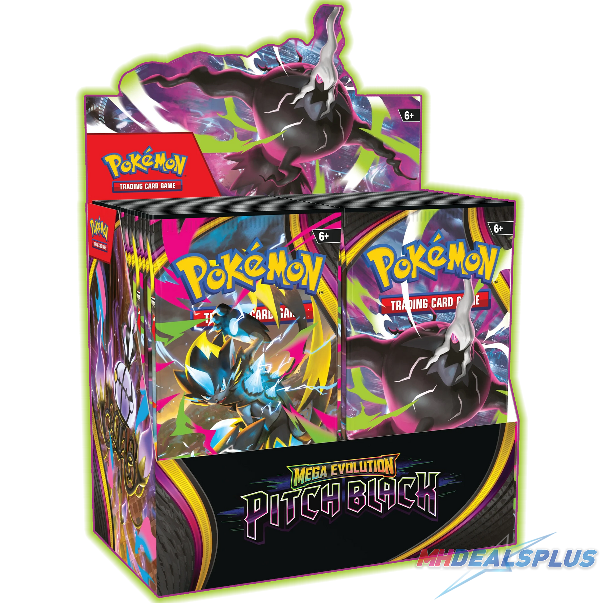 Pokemon Pitch Black Booster Box Sealed Case
