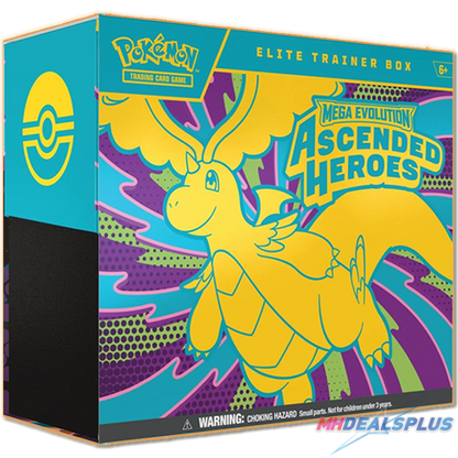 Pokemon Ascended Heroes Elite Trainer Box Sealed Case