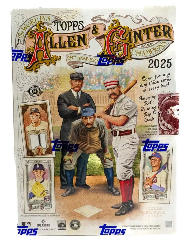 2025 Topps Allen & Ginter Baseball Hobby 12-Box Case