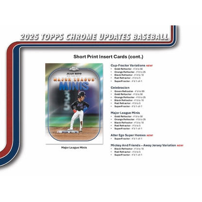 2025 Topps Chrome Update Series Baseball Breaker Delight Box