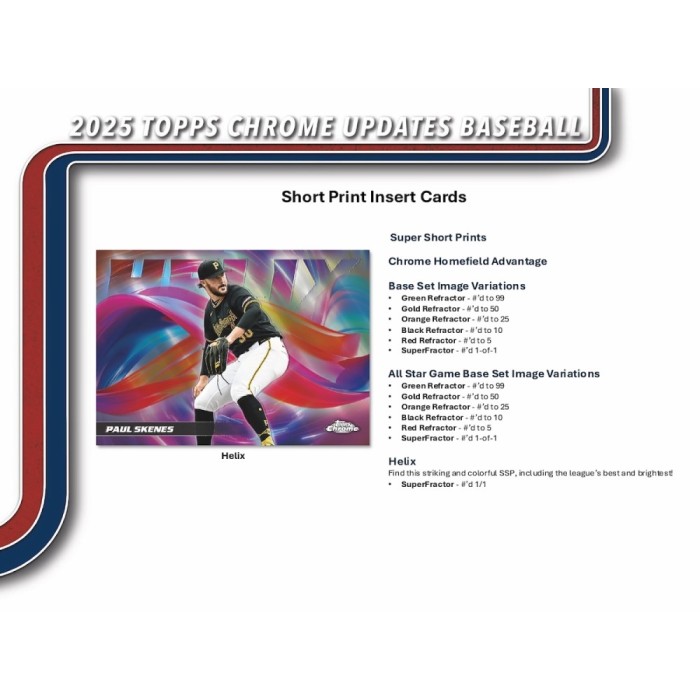 2025 Topps Chrome Update Series Baseball Mega 20-Box Case
