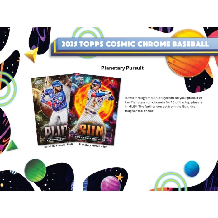 2025 Topps Cosmic Chrome Baseball Hobby Box