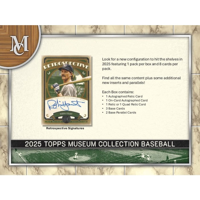 2025 Topps Museum Collection Baseball Hobby Box