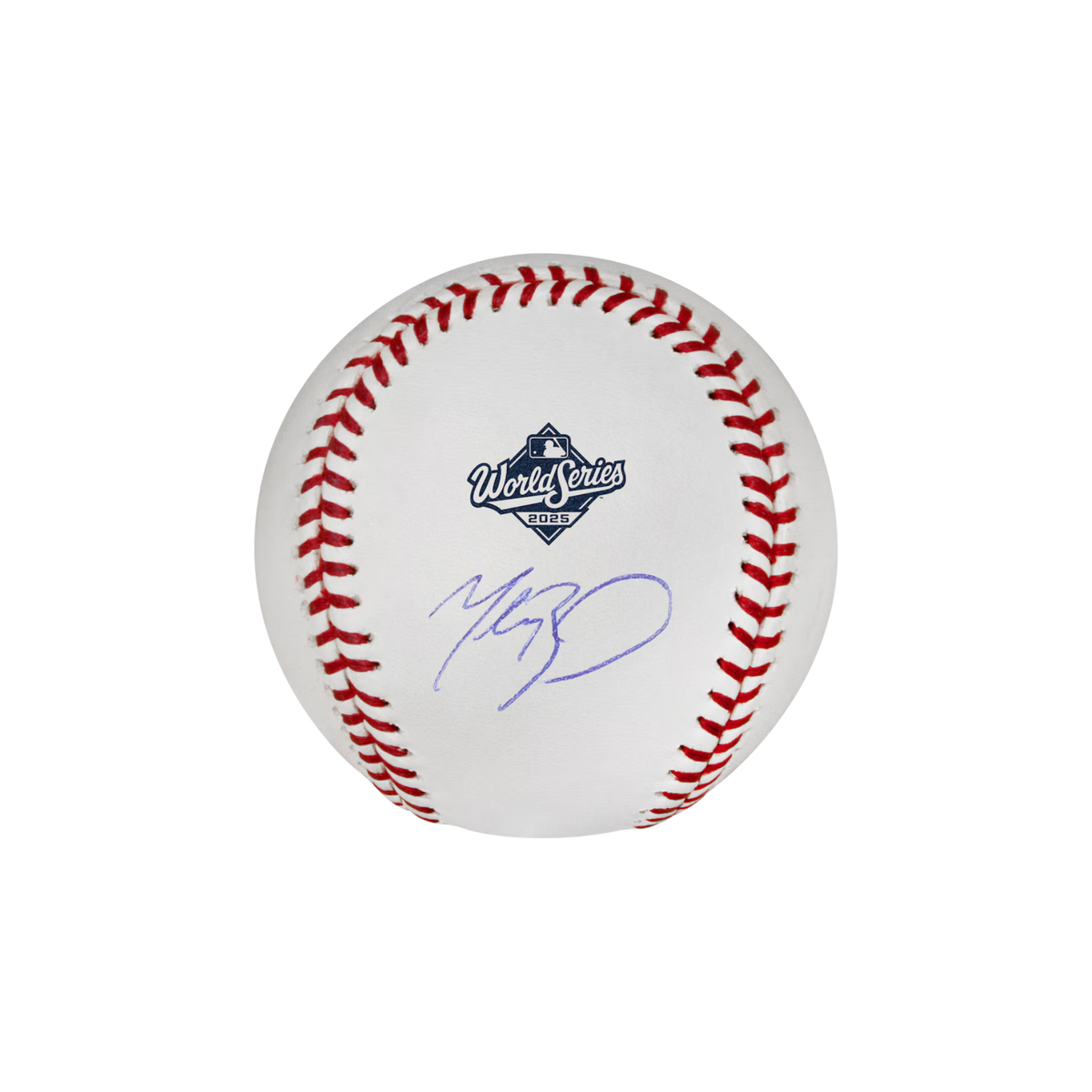 Mookie Betts Los Angeles Dodgers Autographed 2025 World Series Logo Baseball