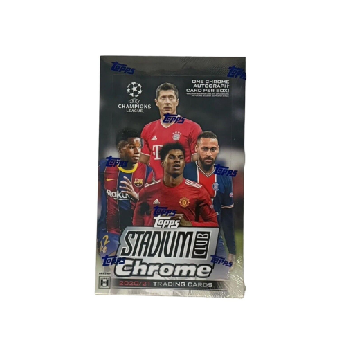 2020-21 Topps Stadium Club Chrome Soccer Hobby Box