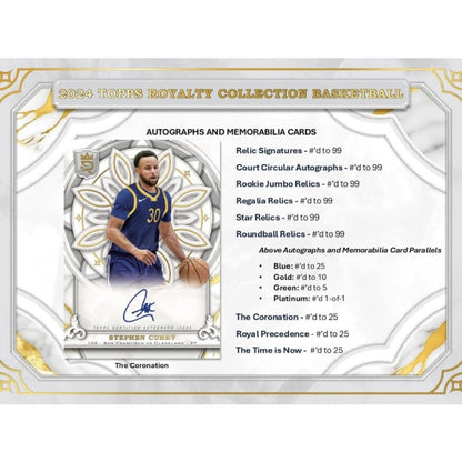 2023/24 Topps Royalty Collection Basketball Hobby Box