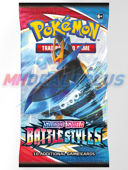 Pokemon TCG Battle Styles 3-Pack Blister Sealed Case - 24 3-Pack Blisters