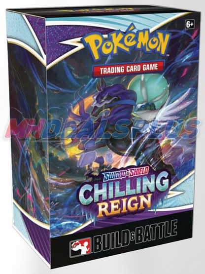 Pokemon TCG Chilling Reign Build & Battle Box Sealed Case - 10 Boxes