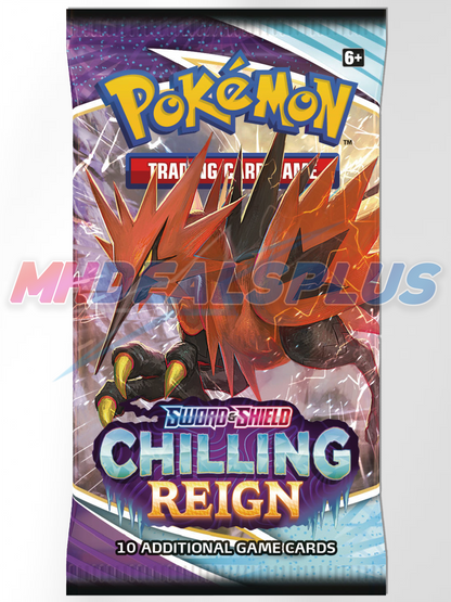 Pokemon TCG Chilling Reign Build & Battle Box Sealed Case - 10 Boxes