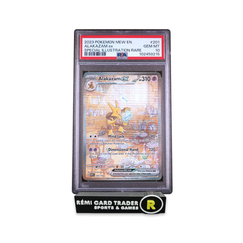 POKÉMON 2023 ALAKAZAM EX (151) #201 PSA GEM MT 10