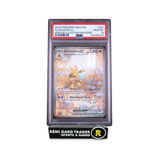 POKÉMON 2023 ALAKAZAM EX (151) #201 PSA GEM MT 10
