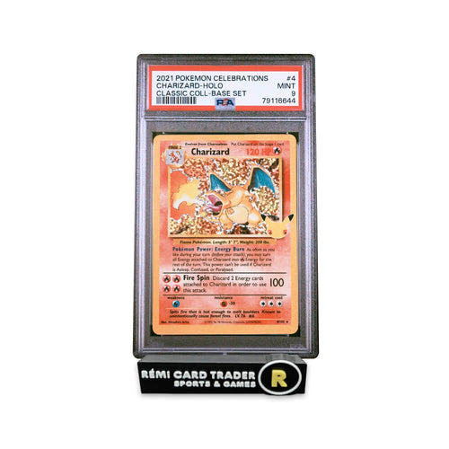 POKÉMON 2021 CHARIZARD (CELEBRATIONS CLASSIC COLLECTION) #4 PSA MINT 9