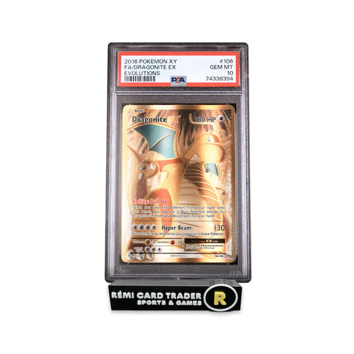 POKÉMON 2016 DRAGONITE EX (XY EVOLUTIONS) #106 PSA GEM MT 10
