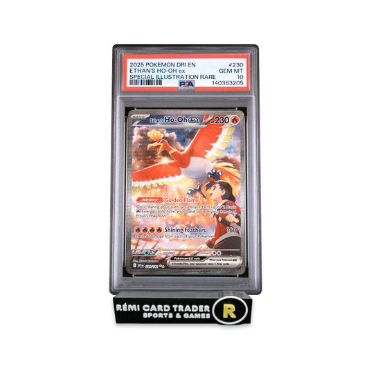 POKÉMON 2025 ETHAN'S HO-OH EX (DESTINED RIVALS) #230 PSA GEM MT 10