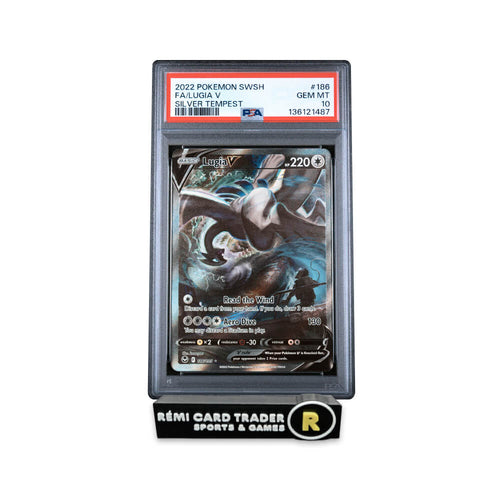 POKÉMON 2022 LUGIA V (SILVER TEMPEST) #186 PSA GEM MT 10