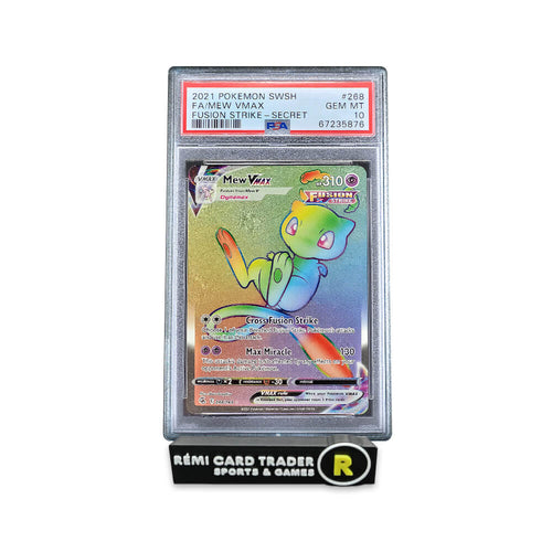 POKÉMON 2021 MEW VMAX (FUSION STRIKE) #268 PSA GEM MT 10