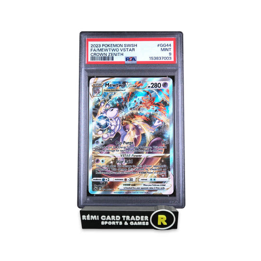 POKÉMON 2023 MEWTWO VSTAR (CROWN ZENITH) #GG44 PSA MINT 9