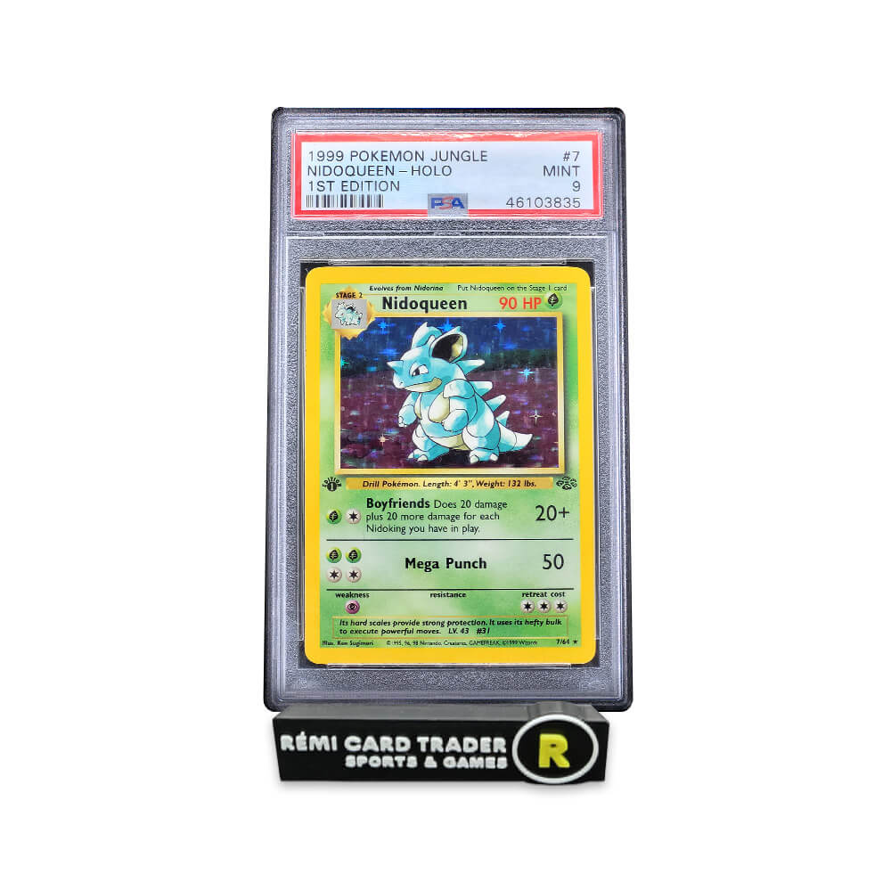 POKÉMON 1999 NIDOQUEEN (JUNGLE 1ST EDITION) #7 PSA MINT 9