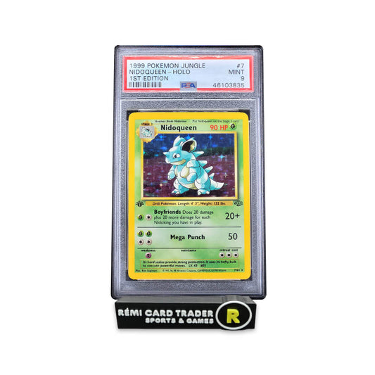 POKÉMON 1999 NIDOQUEEN (JUNGLE 1ST EDITION) #7 PSA MINT 9