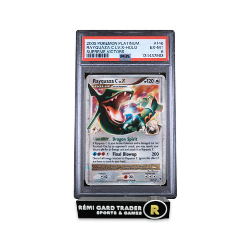 POKÉMON 2009 RAYQUAZA C LV.X (PLATINUM SUPREME VICTORS) #146 PSA EX-MT 6