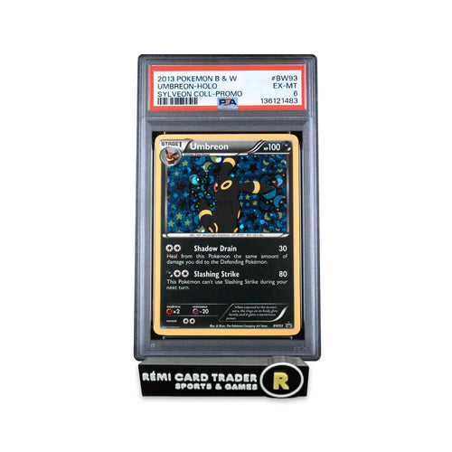 POKÉMON 2013 UMBREON (BLACK & WHITE PROMO) #BW93 PSA EX-MT 6