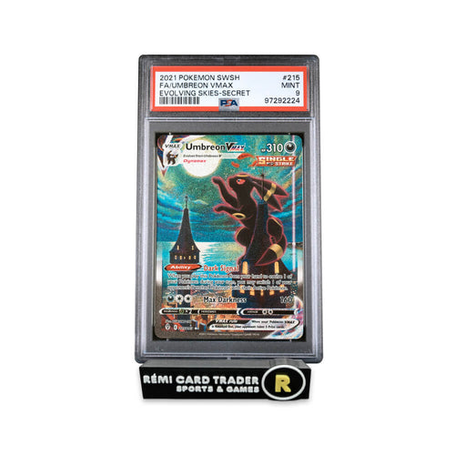 POKÉMON 2021 UMBREON VMAX (EVOLVING SKIES) #215 PSA MINT 9