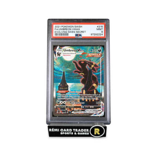 POKÉMON 2021 UMBREON VMAX (EVOLVING SKIES) #215 PSA MINT 9