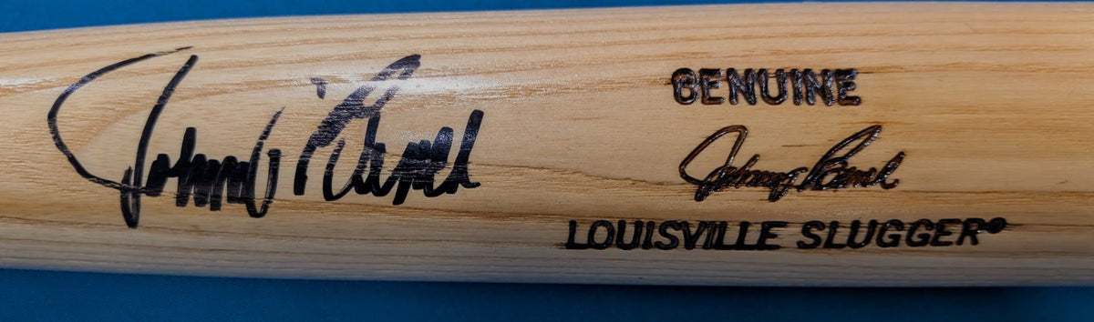 Johnny Bench Autographed Blonde Louisville Slugger Game Model Bat