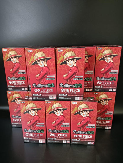 【OP-13】Carrying On His Will Booster TCG BOX & CASE〔Factory Sealed〕