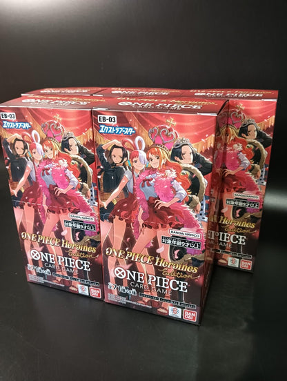 【EB-03】 Extra Booster Heroines Edition TCG BOX & CASE〔Factory Sealed〕