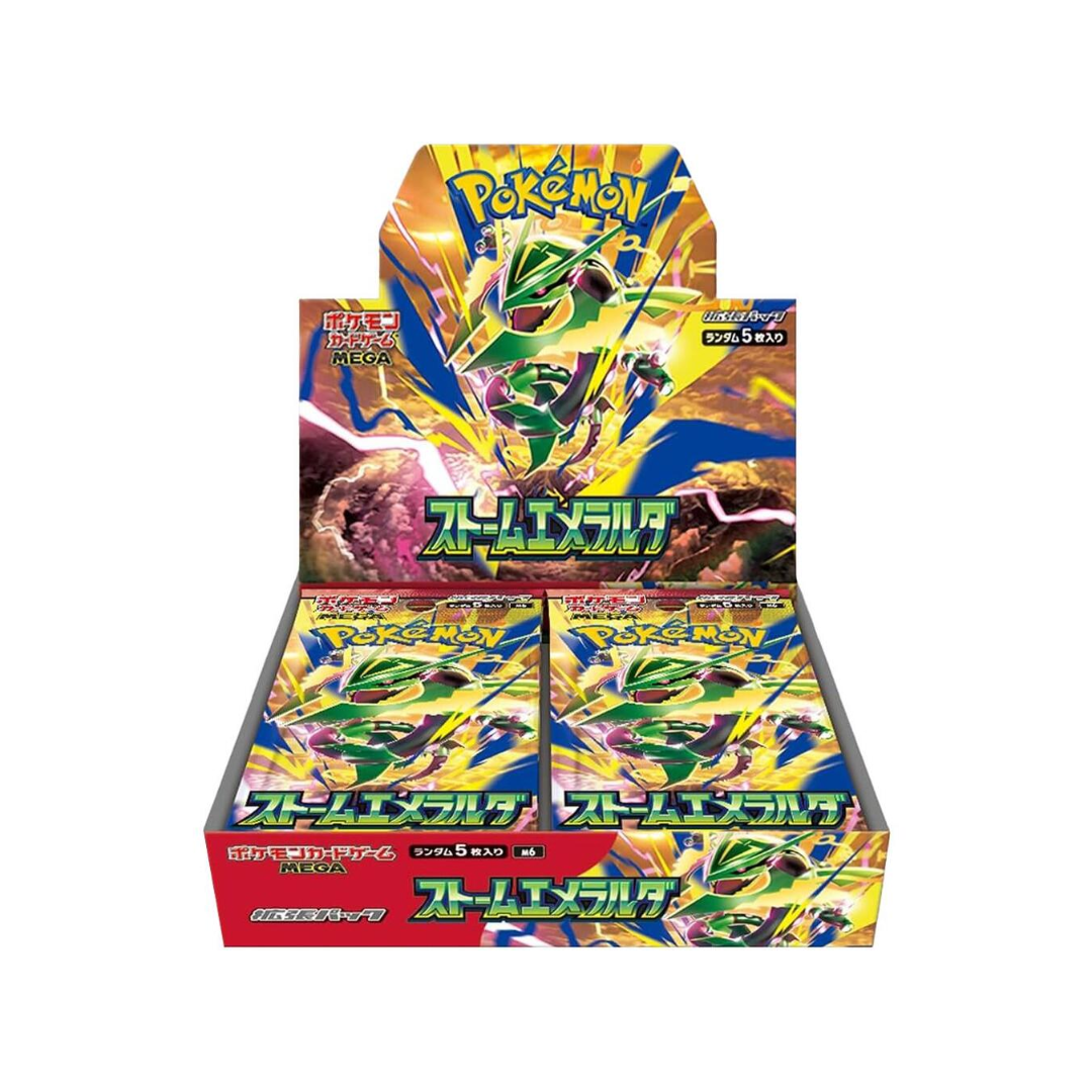 Pokemon: Storm Emeralda Japanese Booster Box - M6