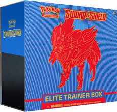 Pokemon Sword & Shield Elite Trainer Box - Artwork may vary [Red OR Blue]